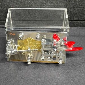 VTG Original Deluxe Vibroplex Semi-Automatic Bug Morse Key Telegraph
